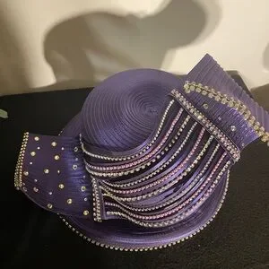 Donnavinci | Accessories | Chic Purple Womens Hat With 